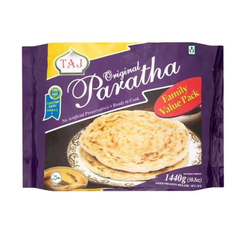 Taj Frozen Paratha Family Pack-1.44 kg-Global Food Hub