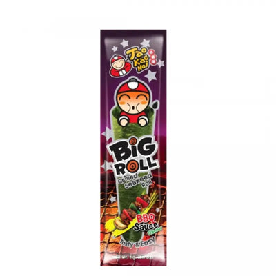 Taokaenoi Big Roll Grilled Seaweed Roll (BBQ Sauce Flavour) - 3g-Global Food Hub