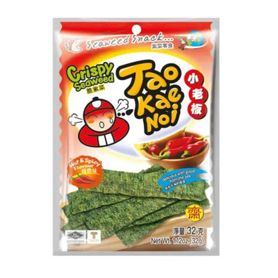 Taokaenoi Crispy Seaweed Hot & Spicy - 32g-Global Food Hub