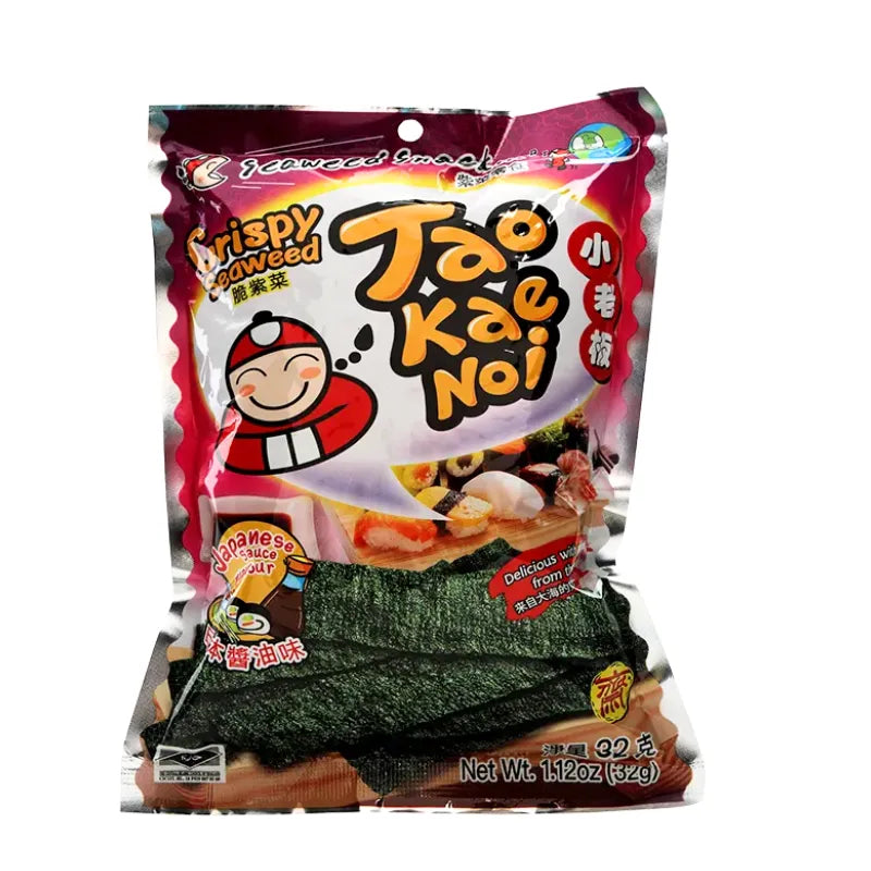 Taokaenoi Crispy Seaweed Japanese Sauce Flavor - 32g-Global Food Hub
