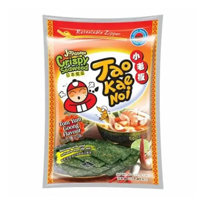 Taokaenoi Crispy Seaweed Tom Yum Goong - 32g-Global Food Hub