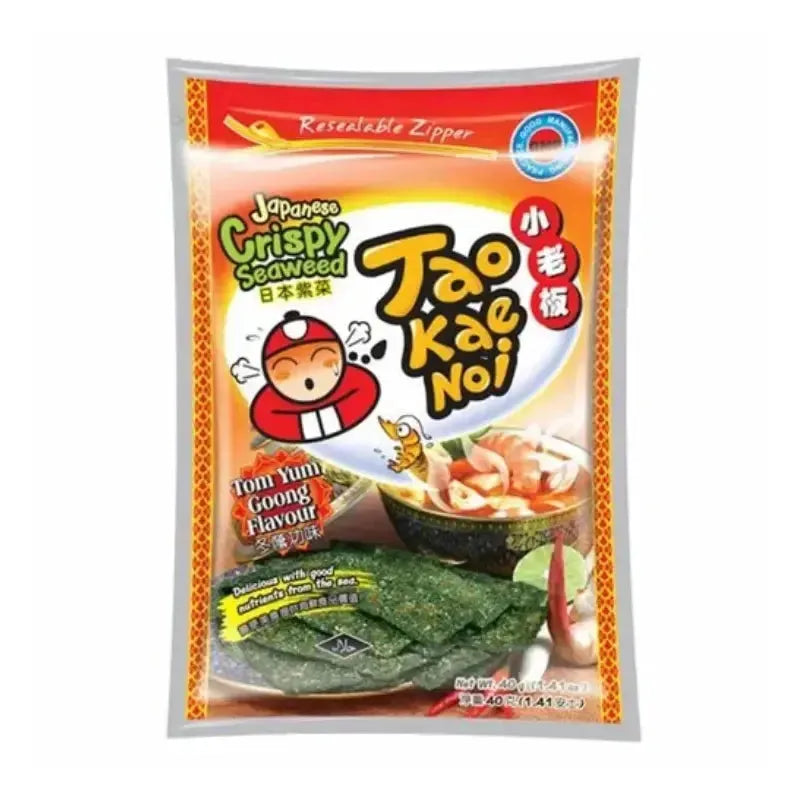 Taokaenoi Crispy Seaweed Tom Yum Goong - 59g-Global Food Hub