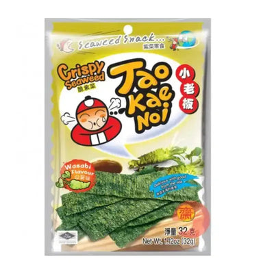 Taokaenoi Crispy Seaweed Wasabi - 32g-Global Food Hub