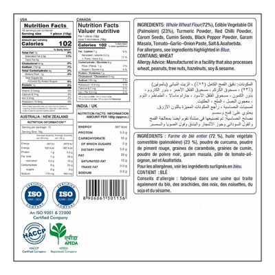 Tastee Bhakhari Punjabi - 180g-Global Food Hub