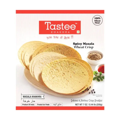 Tastee Masala Khakhra (200g)-200 grams-Global Food Hub