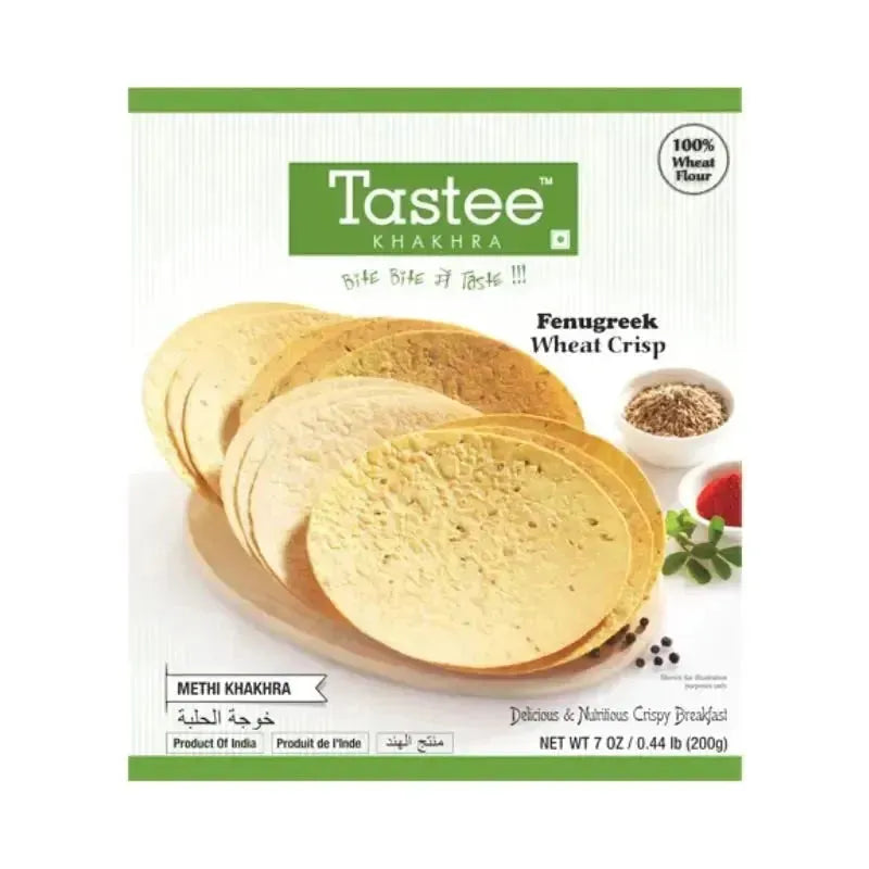 Tastee Methi Khakhra - 200g-Global Food Hub