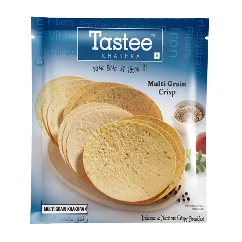 Tastee Multi Grain Khakhra-200 grams-Global Food Hub