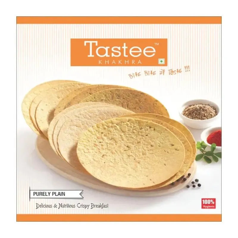 Tastee Plain Khakhra-200 grams-Global Food Hub