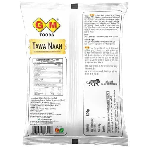 Tawa Naan Atta-500 grams-Global Food Hub