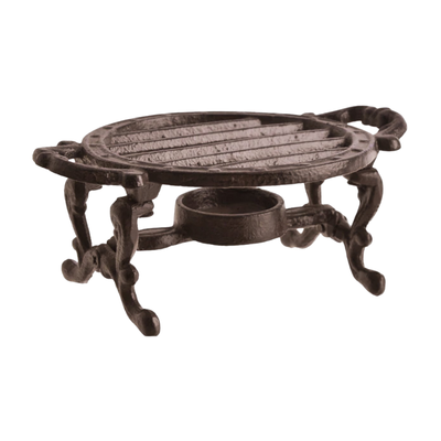 Tea Warmer Cast Iron Brown Warming Plate-Global Food Hub