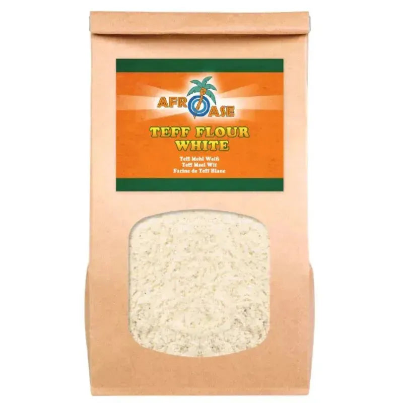 Teff Flour White AFROASE - 1Kg-Global Food Hub