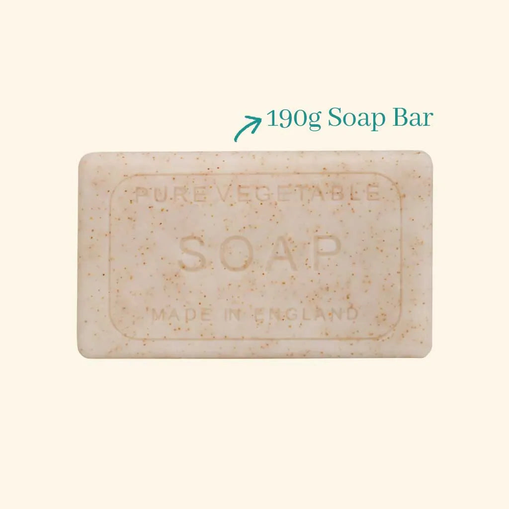 The English Soap Company - Gardeners Pink Grapefruit Exfoliating Soap-Global Food Hub