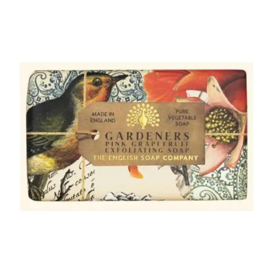 The English Soap Company - Gardeners Pink Grapefruit Exfoliating Soap-Global Food Hub