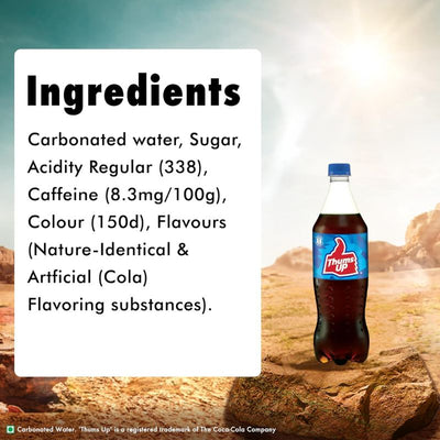 Thums Up Soft Drink Bottle - 250ml-Global Food Hub