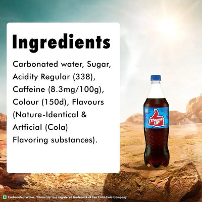 Thums Up Soft Drink Bottle - 250ml-Global Food Hub