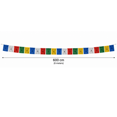 Tibetan Prayer Flag 1pc - Total Flag Length 600cm-Global Food Hub