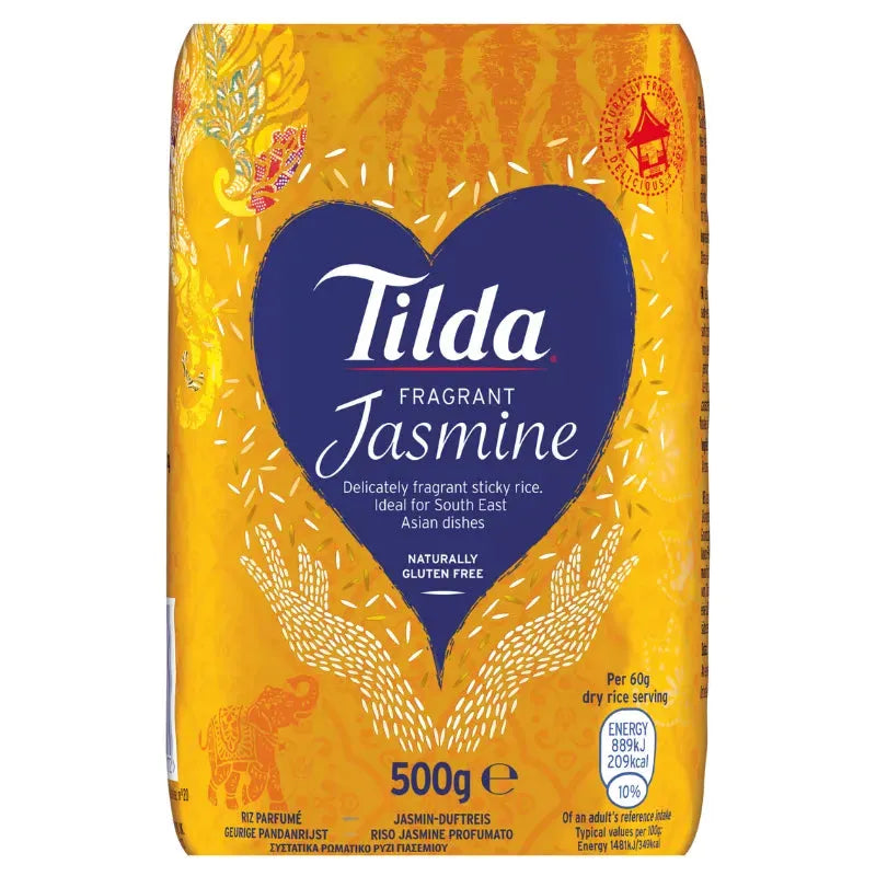 Tilda Fragrant Jasmine Rice - 500g-Global Food Hub