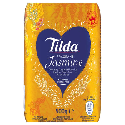 Tilda Fragrant Jasmine Rice-500 gms-Global Food Hub