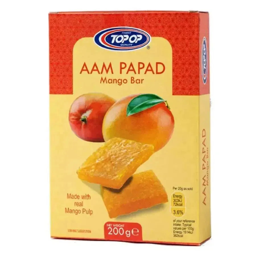 Topop Aam/Mango Papad - 200g-Global Food Hub