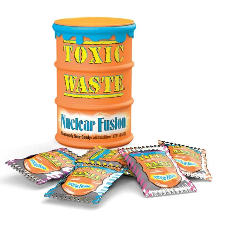 Toxic Waste Nuclear Fusion Candy Drum - 42g-Global Food Hub