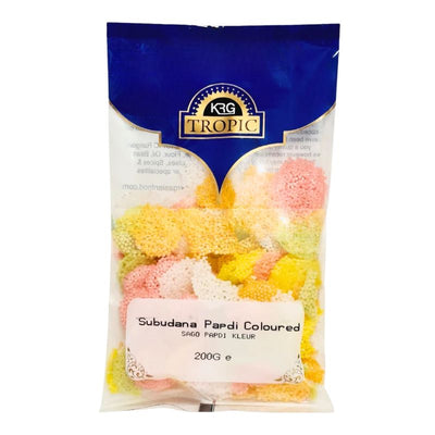 Tropic Far Far Coloured Sabudana Papad - 200g-Global Food Hub