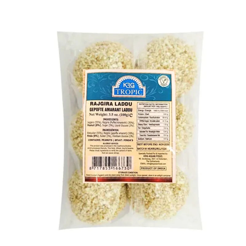 Tropic Rajgira Ladoo - 100g-Global Food Hub