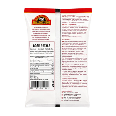 Tropic Rose Petals - 25g-Global Food Hub