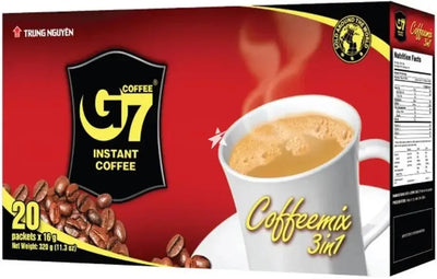 Trung Nguyen G7 Gourmet Instant Coffee 3 in 1, 20 Sachets-Global Food Hub