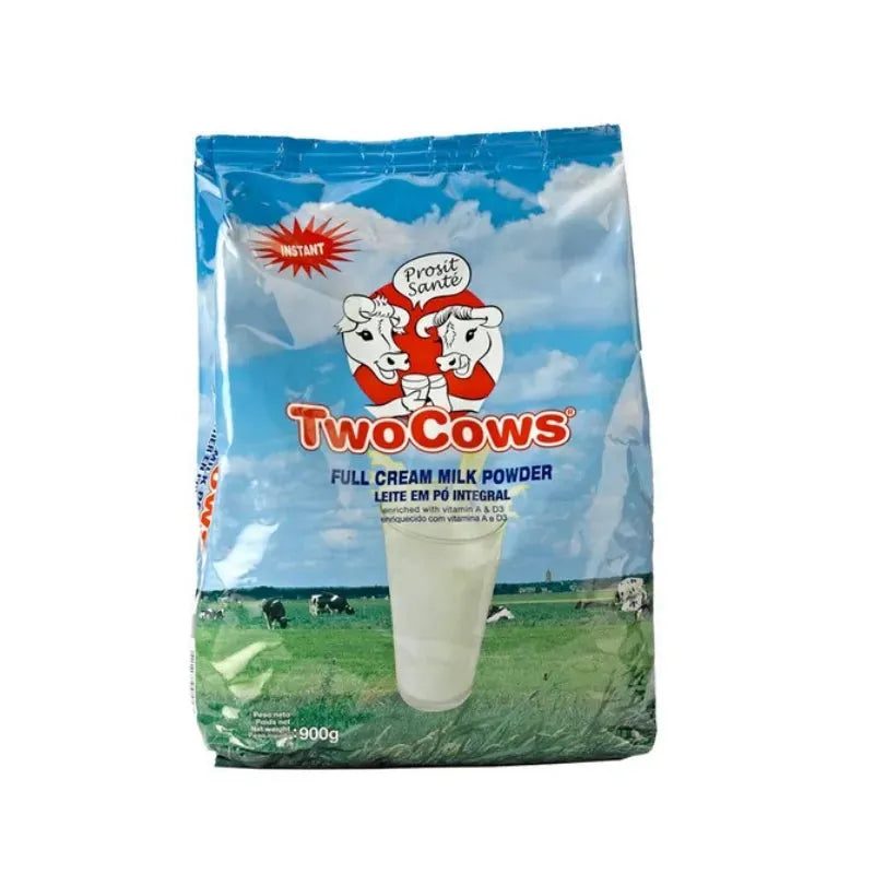 Two Cows Instant Milk Powder Sachet - 900g-Global Food Hub