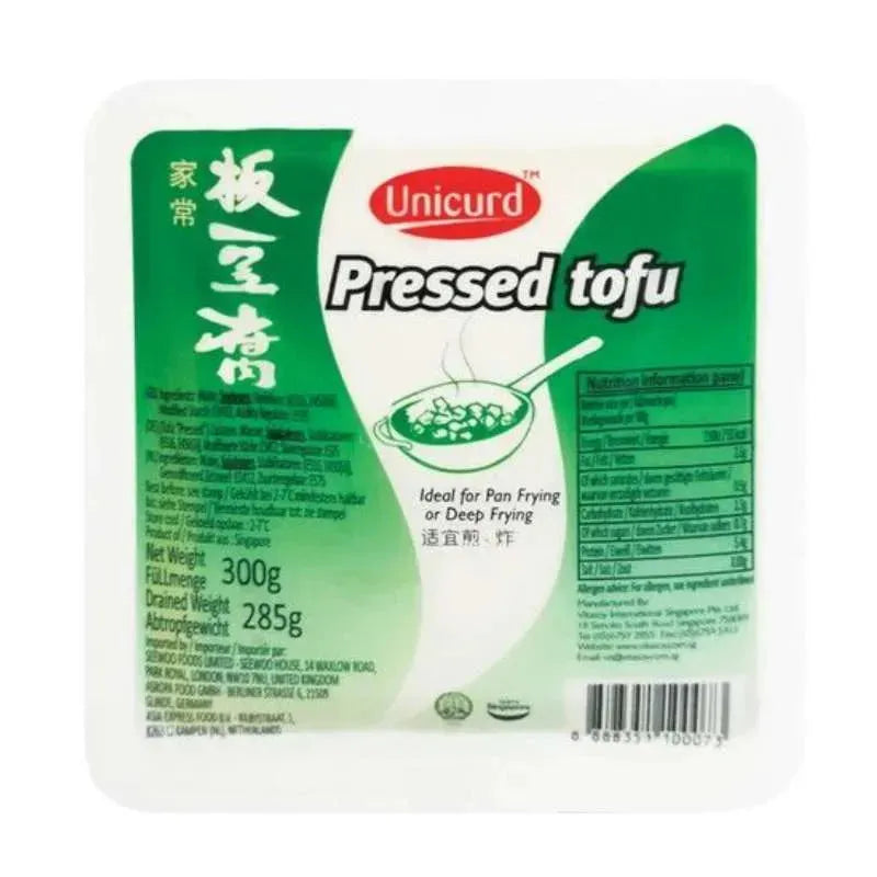 Unicurd Fresh Pressed Tofu Firm - 300g-Global Food Hub