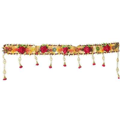 Unique Rose flower Toran with Pearls-Global Food Hub
