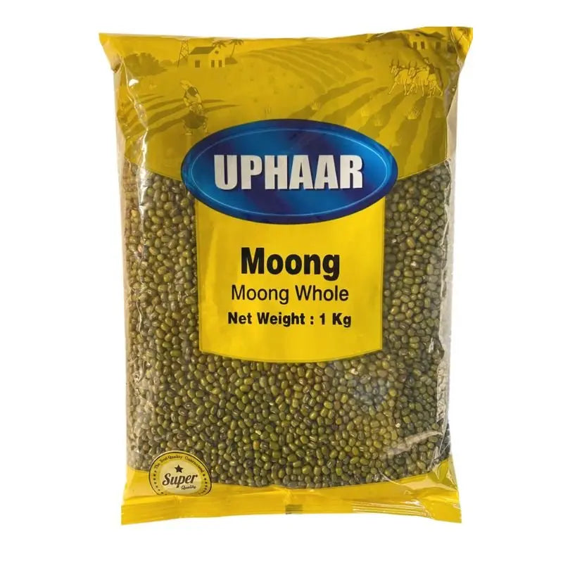 Uphaar Moong Whole - Indian origin-1 Kg-Global Food Hub