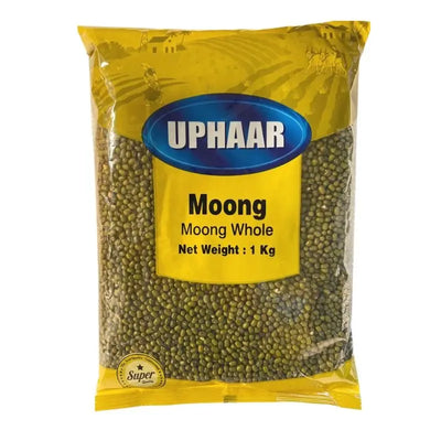Uphaar Moong Whole - Indian origin-1 Kg-Global Food Hub
