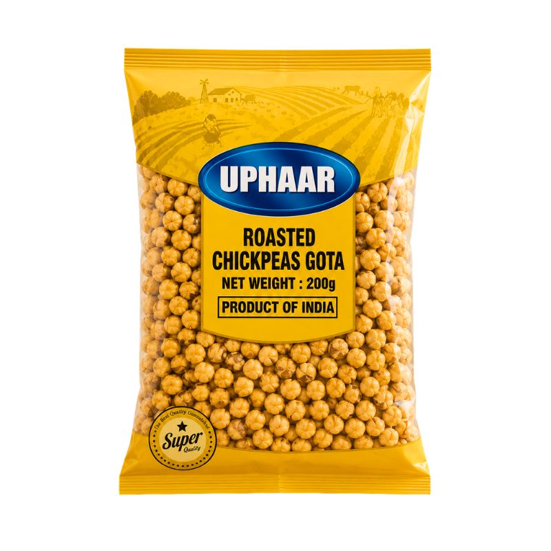 Uphaar Roasted Chickpeas Gota - 200g-Global Food Hub