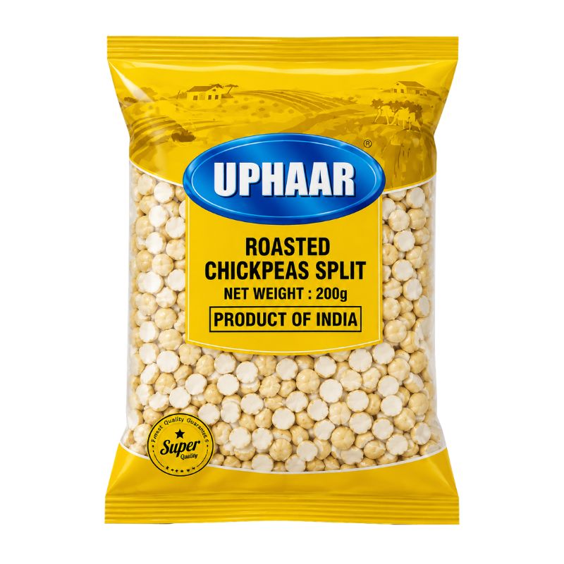 Uphaar Roasted Chickpeas Split- 200g-Global Food Hub
