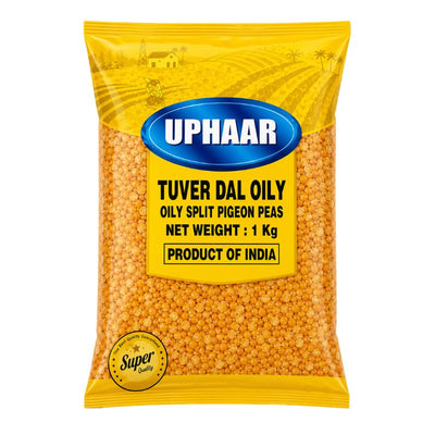Uphaar Tuver / Toor Dal Oily - 1Kg-Global Food Hub