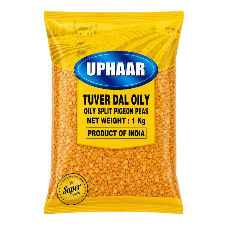 Uphaar Tuver / Toor Dal Oily - 1Kg-Global Food Hub