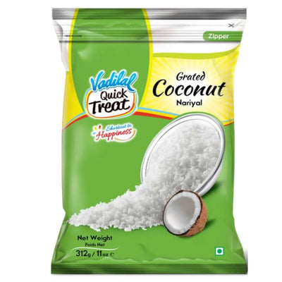 VADILAL Grated Coconut (Nariyal) - Frozen-312 grams-Global Food Hub
