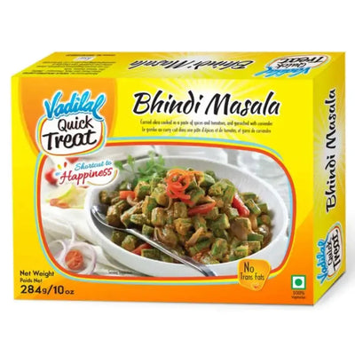 Vadilal Frozen Bhindi Masala Vegetable Curry - 284g-Global Food Hub