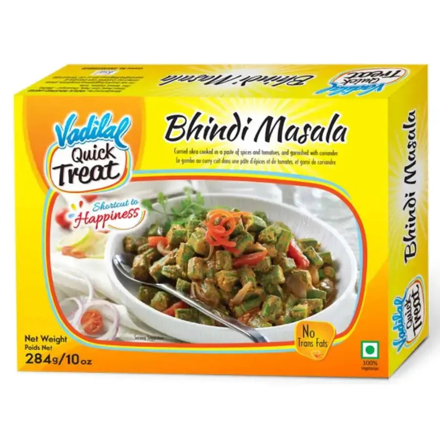 Vadilal Frozen Bhindi Masala Vegetable Curry-284 grams-Global Food Hub