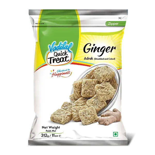 Vadilal Ginger Cubes - Frozen-312 grams-Global Food Hub