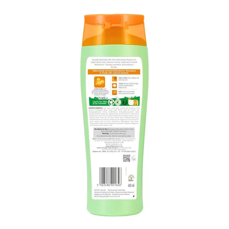 Vatika Sweet Almond Shampoo - 400ml-Global Food Hub