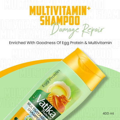 Vatika egg protein shampoo - 400ml-Global Food Hub