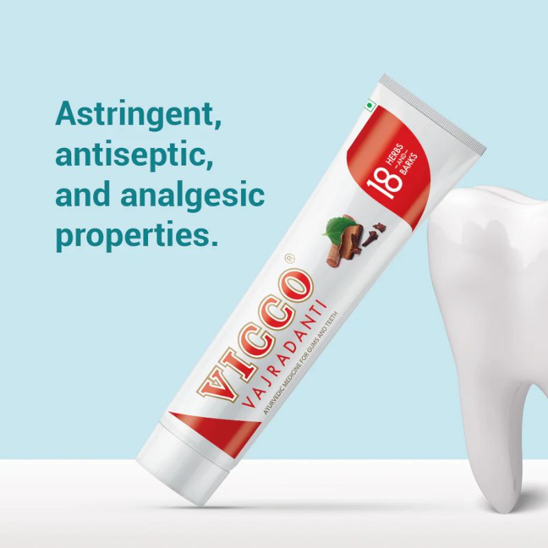 Vicco Vajradanti Toothpaste - 100g-Global Food Hub