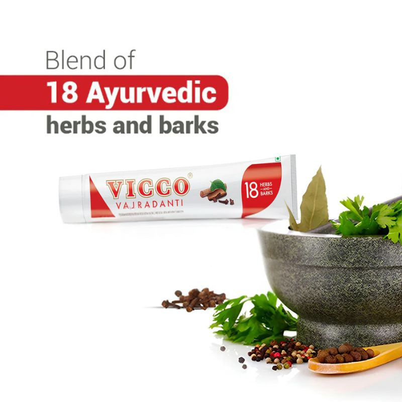 Vicco Vajradanti Toothpaste - 100g-Global Food Hub