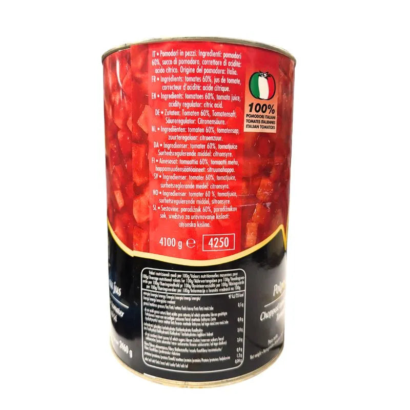 Victoria Chopped Pomodori Tomatoes In Cubes- 4.1kg-Global Food Hub