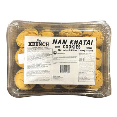 Vidhya Fresh Nan Khatai Cookies- 340g-Global Food Hub