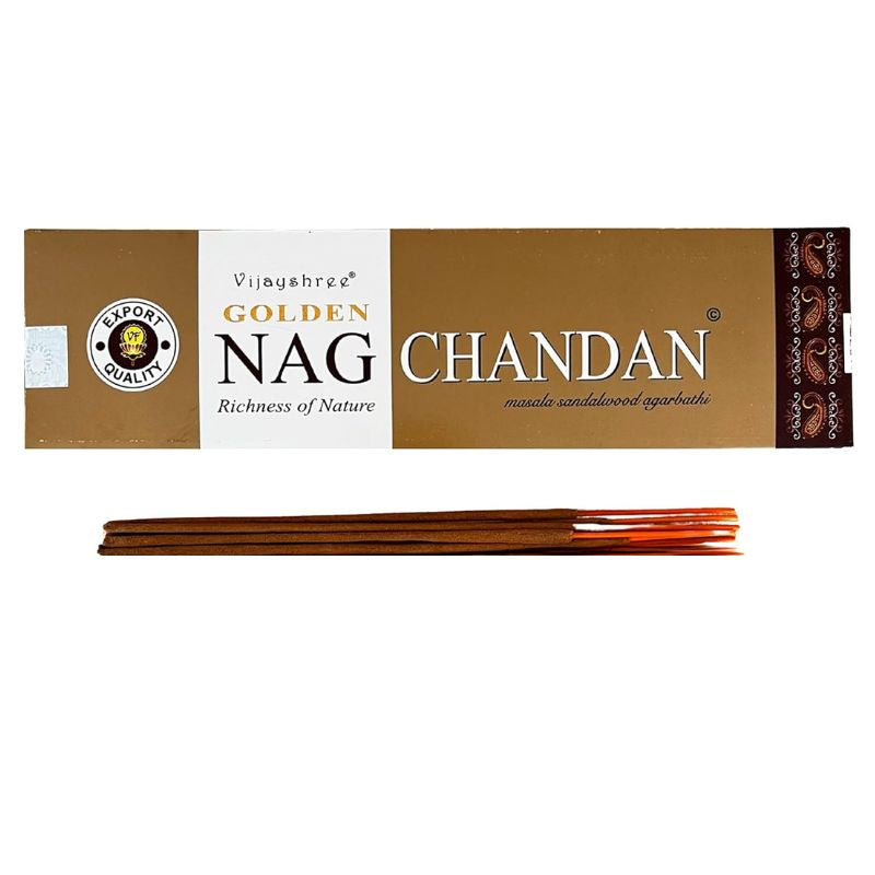 Vijayshree Golden Nag Chandan Incense Sticks-Global Food Hub