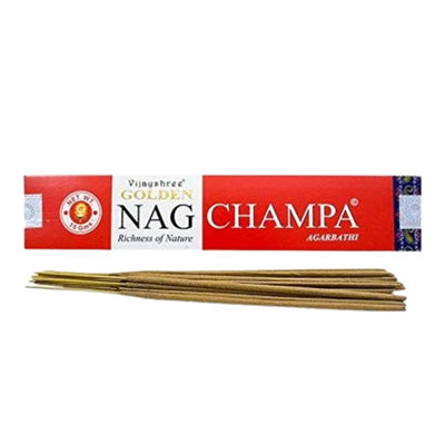 Vijayshree Nag Champa Incense Sticks - 15 Sticks-Global Food Hub