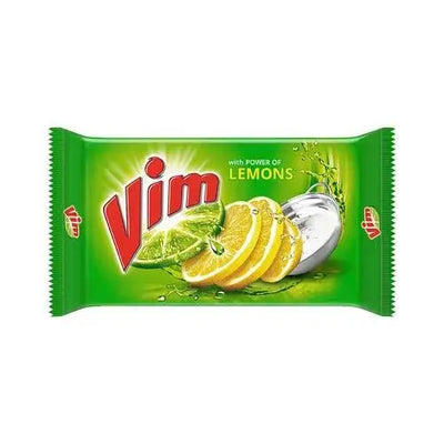 Vim Dishwash Soap Bar - Lemon, 60 g-60 grams-Global Food Hub